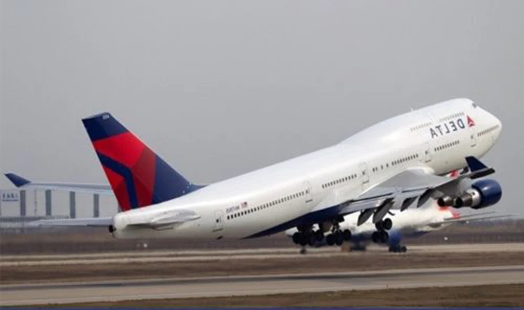Игрушки для детей масштаб 1:150 литые самолеты Delta Air коллекция моделей Боинг 747