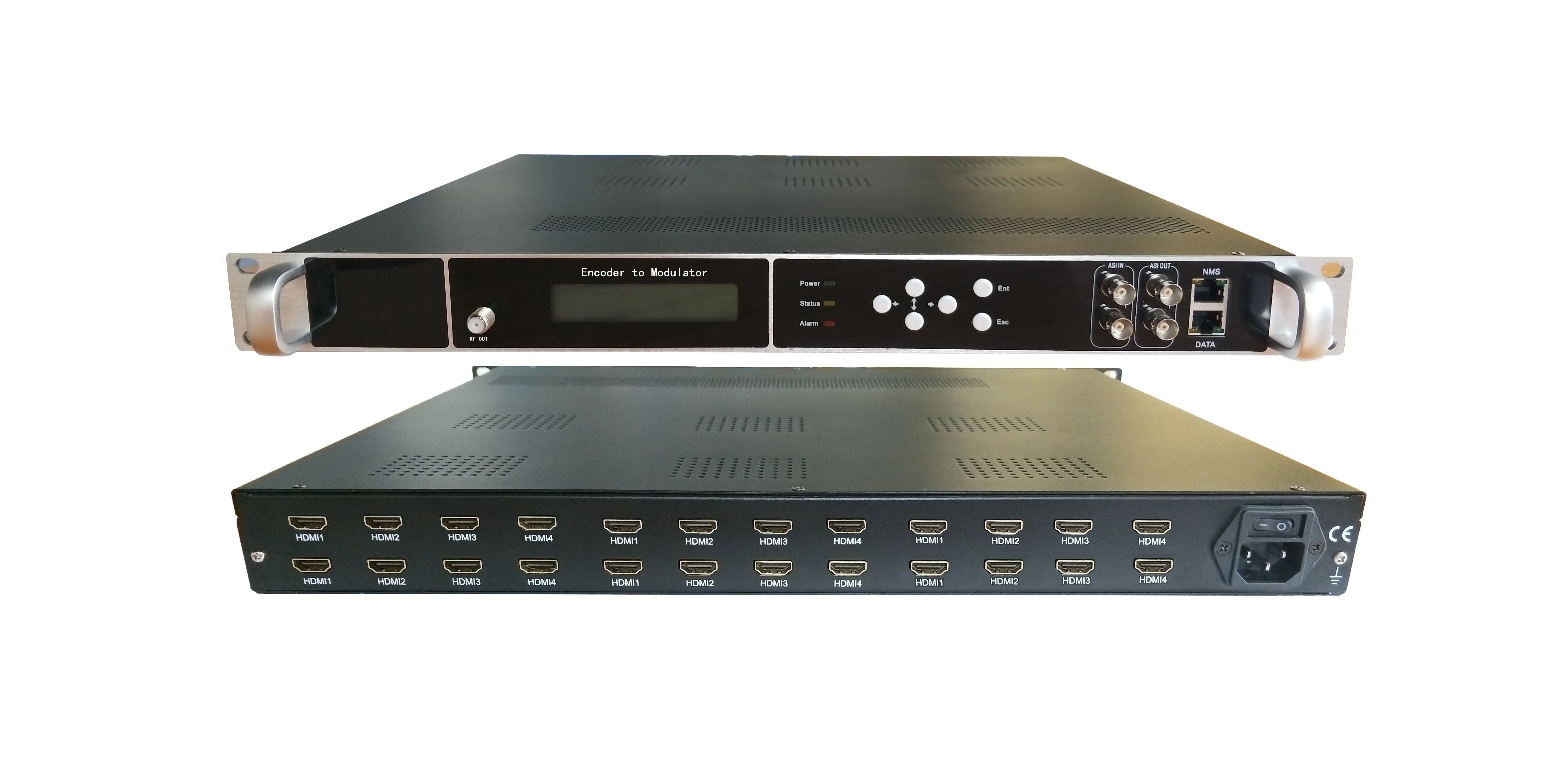 

4 Carriers Full HD 1080P Multi HDMI to DVB-C/DVB-T/ATSC/ISDB-T Encoder Modulator Digital TV Headend QAM RF Modulator