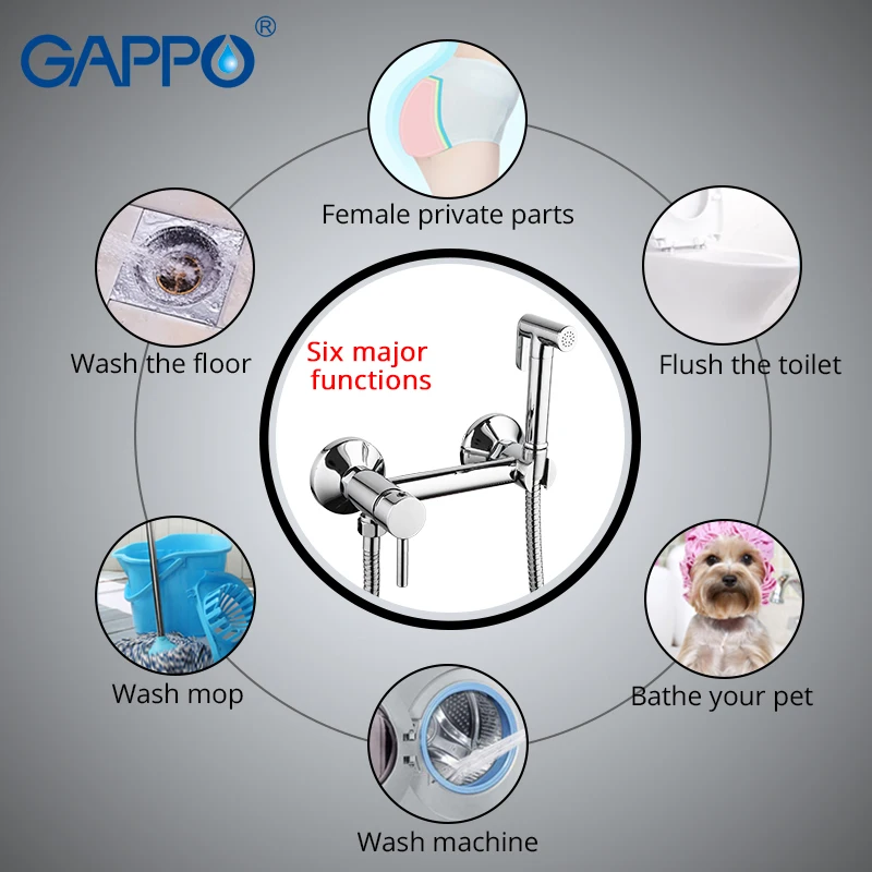 Billig Frap wand halterung Bidet Armaturen Messing Bad dusche wasserhahn bidet wc sprayer waschmaschine wasserhahn mischer muslimischen dusche ducha higienica