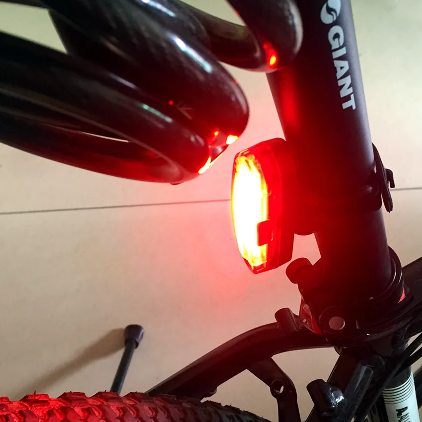 Охлаждать USB Перезаряжаемые горный велосипед задний фонарь MTB безопасности предупреждающий сигнал поворота фонарик, велосипедная фара, высокомощный светодиодный велосипедный фонарь