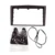 Grigio argento 2Din Autoradio Fascia per 2006 + Opel Vectra Astra Zafira Dash CD di Installazione Kit Kit Pannello Cruscotto pannello