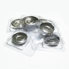 30pcs 26mm/36mm Eyeshadow Plastic Case Clamshell Packaging with Empty Round Iron Pan DIY Your Eye Shadow for Makeup