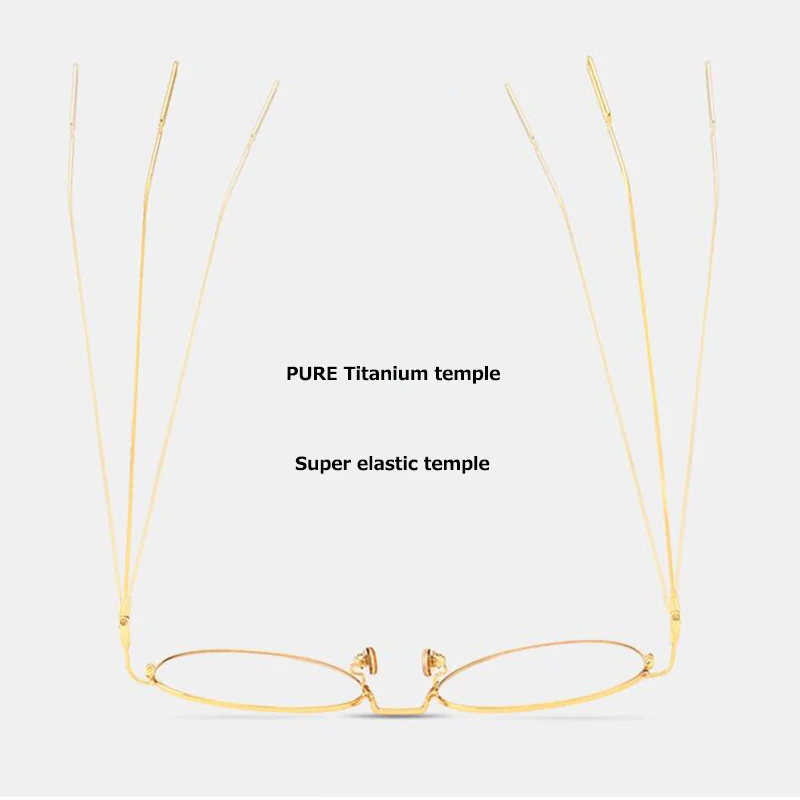 Новые Титановые сплав Круглые очки рамка женские модные брендовые оправы для очков мужские Студенческие Близорукость Оптические очки компьютер