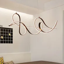 Minimalism Modern led Pendant Light for Kitchen Dining Room Cofffee Finished Suspension Hanging Pendant Lamp for Bar 85-265V modern led oval egg glass ball pendant light 90 265v clear glass led suspension lamp bar dining room hanging light