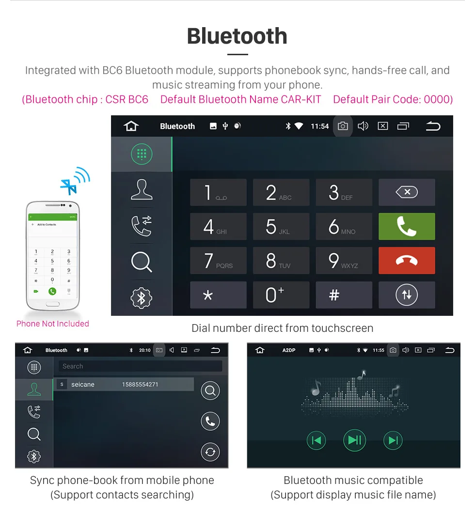Best Seicane Navi 1Din 9" HD Android 9.0 GPS Car Radio For HYUNDAI Sonata i40 i45 2011 2012-2015 Multimedia Player Stereo Head Unit 10