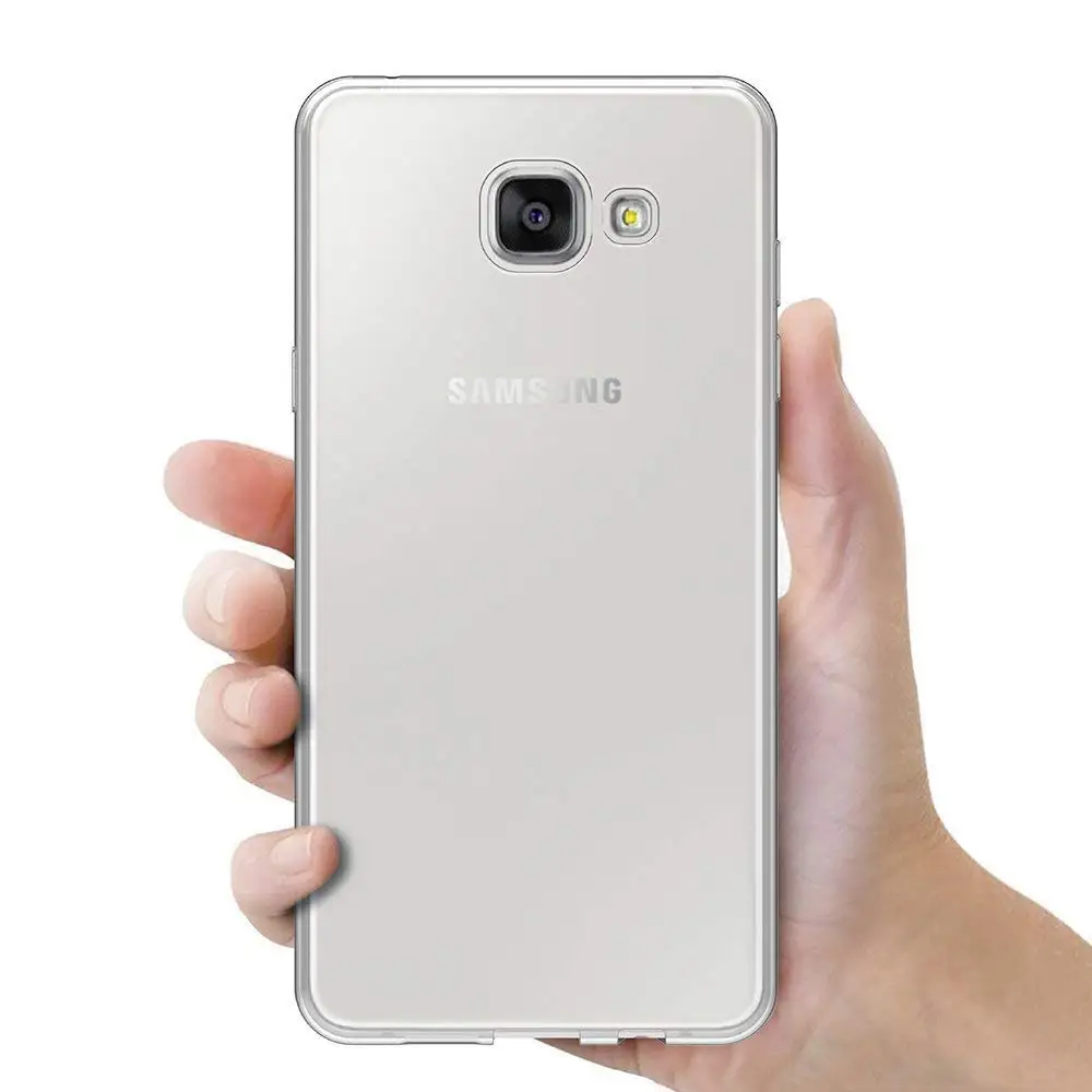Чехол для Samsung Galaxy A3 A5 A7 2016 силиконовый прозрачный чехол бампер из ТПУ мягкий A510 A710