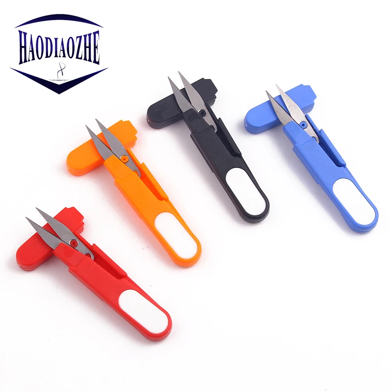 

HAODIAOZHE Fishing Accessories Multi-function Scissors Stainless Steel Random Fishing Scissors Line Cutter Fishing Gear YU220