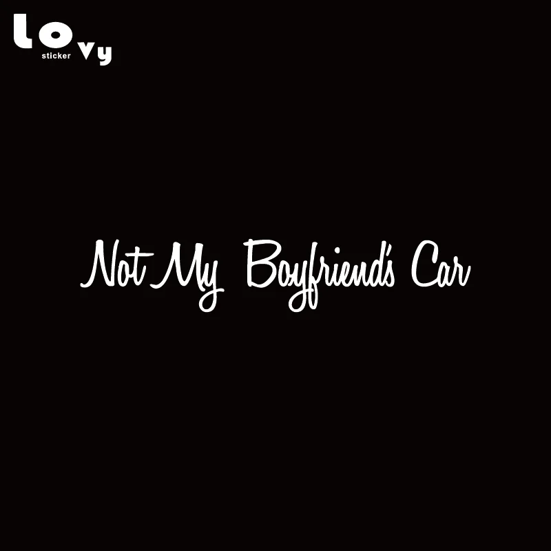 Не My Boyfriends Автомобильная виниловая забавная наклейка для автомобилей Oem