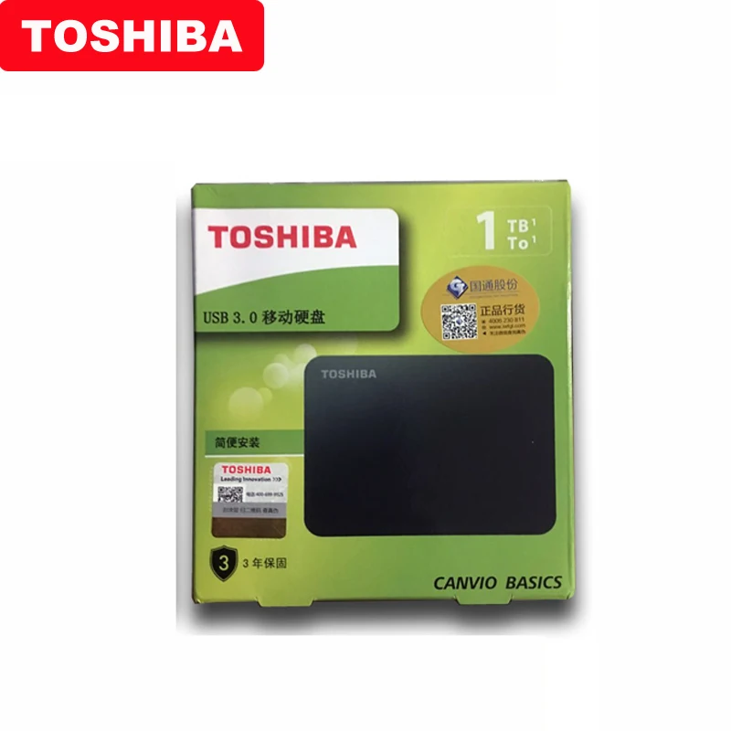 TOSHIBA Canvio Basics HDD 2 5 &quotA3 USB 3 0 внешний жесткий диск ТБ 1 портативный диск|Внешние