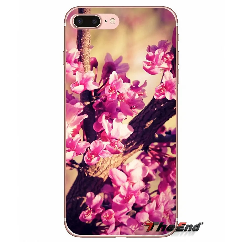 Сакура цветок Япония вишни чехол для Huawei G7 G8 Ascend P7 P8 P9 Lite Honor 4C 5X 5C 6X Mate 7 8 9 Y3 Y5 Y6 II