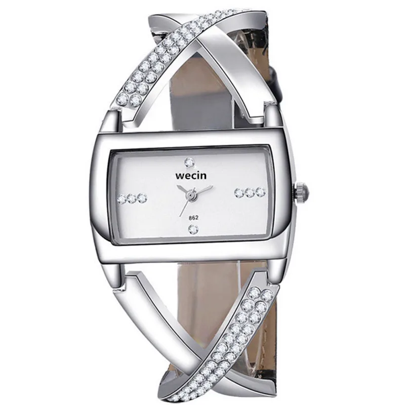 

Ladies' belt watch high-grade women's diamond-studded hollow bracelet watch