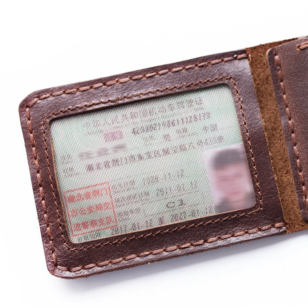 Кожаный чехол ручной работы для водительского удостоверения|credit card holder|license