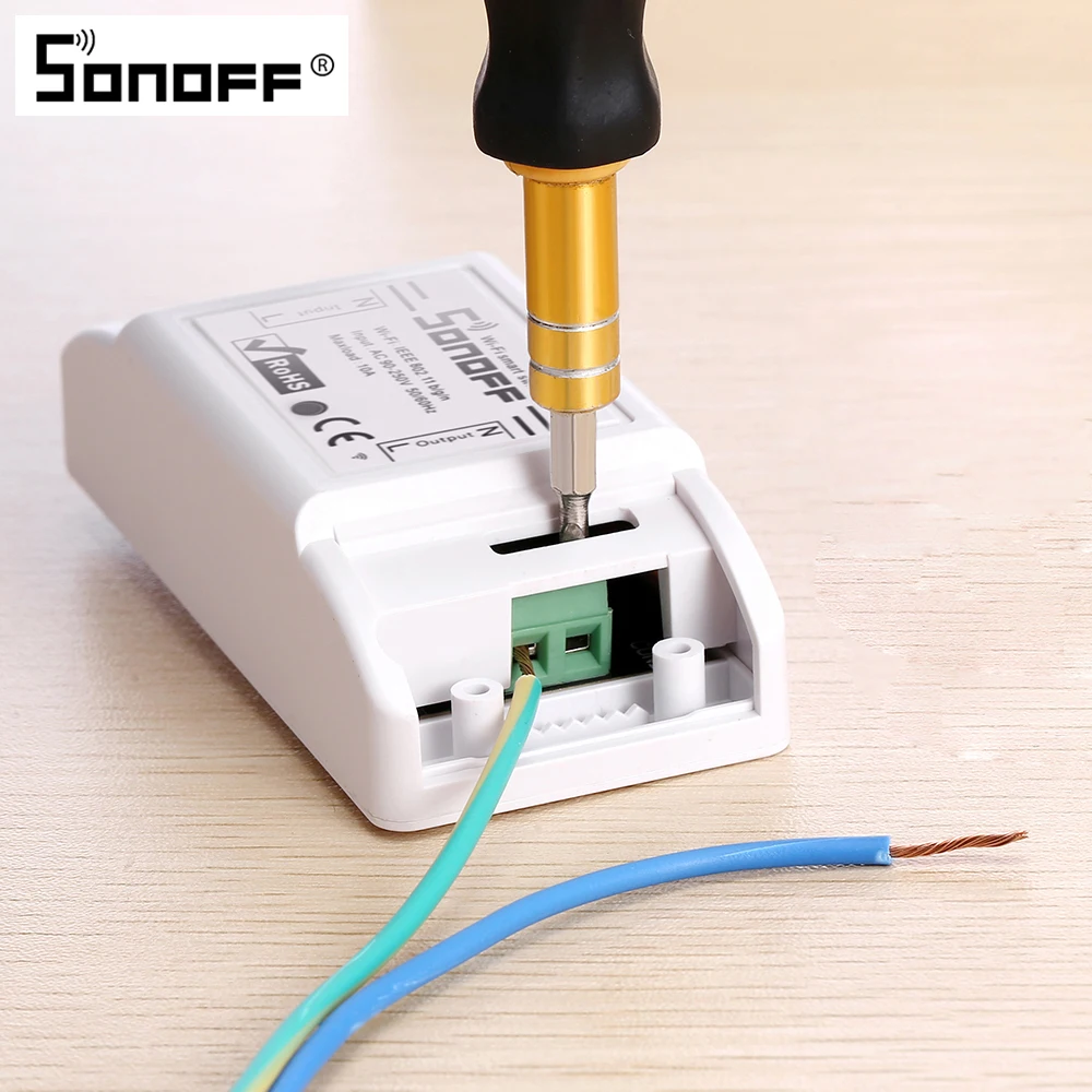 Беспроводной смарт переключатель SONOFF BASIC Wi Fi для домашней безопасности