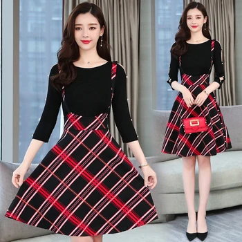 

Spring New 2 Piece Set Women Top And Skirt Fashion Ensemble Femme Survetement Year-old Female Costume Conjunto Feminino