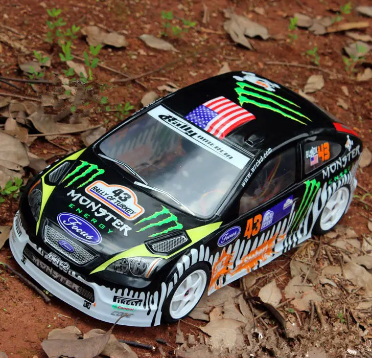 2 шт./компл. ВКР RS 1:10 ПВХ Drift на дороге роспись корпус с ветер хвост для HSP Traxxas Tamiya 3