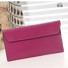XIYUAN BRAND women new fashion luxury cow Genuine Leather long solid standard wallet female cow skin purse for girls lady wallet