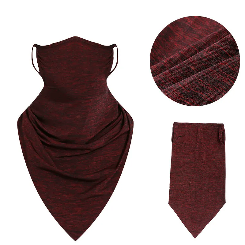 

Cycling Face Mask Triangle Bike Bicycle Bandana Ice Fabric Sport Scarf Breathable Riding Bike Scarves Running Headband