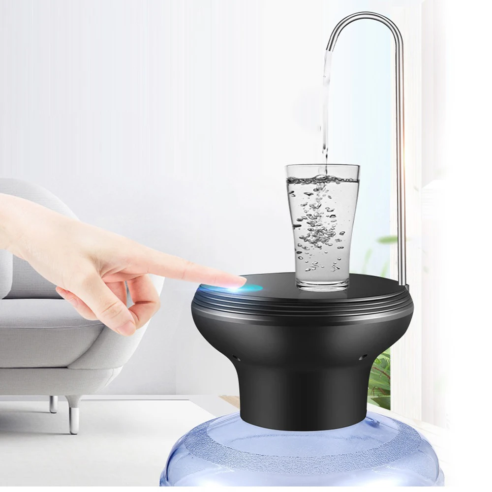 

Automatic Tap Electric Water Bottle Pump Battery Usb Rechargeable 1.2L 1.8L Intelligent Quantitative Tray Water Pump