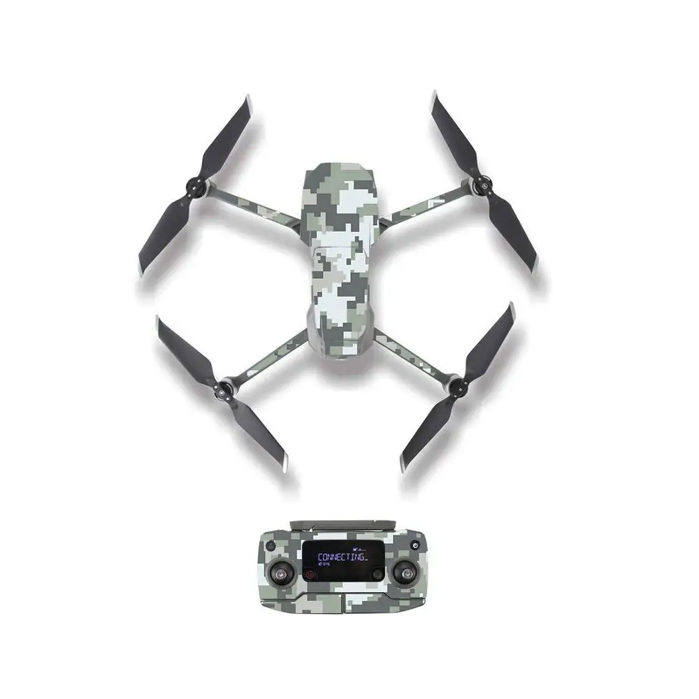 Мозаичная камуфляжная стильная наклейка для DJI Mavic 2 Pro & Zoom Drone Body пульт