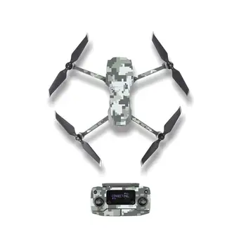 

Mosaic Camo Camouflage Style Skin Sticker for DJI Mavic 2 Pro & Zoom Drone Body Remote Controller Battery Protection Film