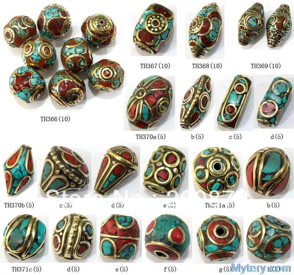 MW 13 Best Wholesale Price Nepal Indian Handmade loose Beads,Brass Silk
