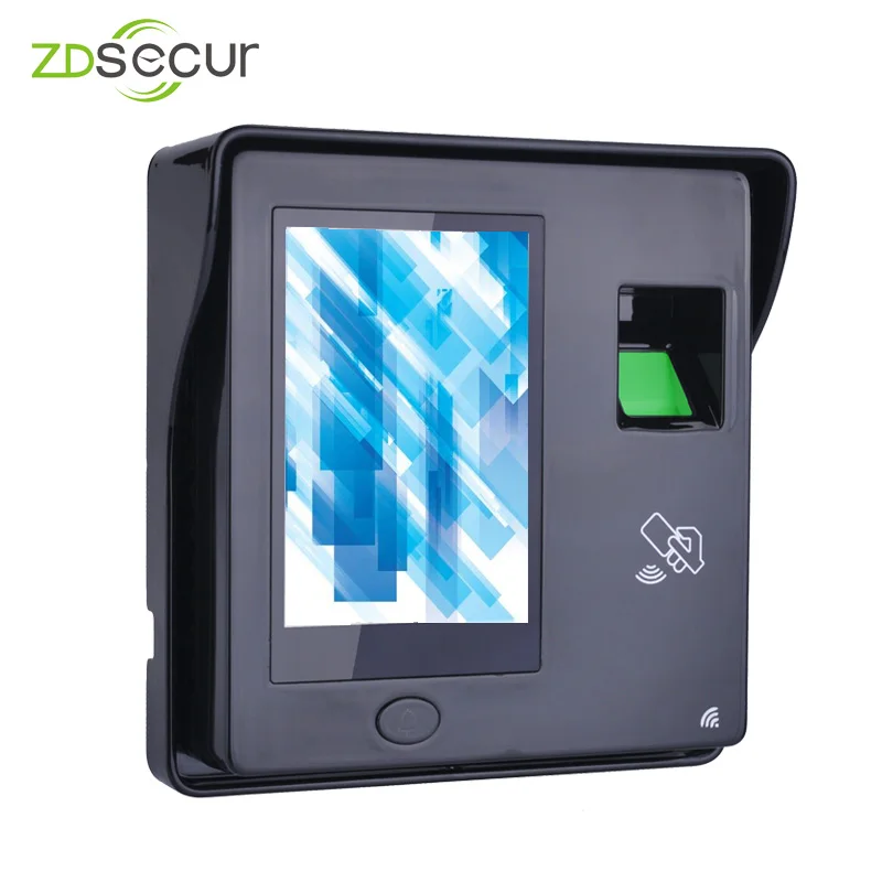 

WIFI TCP/IP RFID Password and Fingerprint Time Attendance and Access Control System with Large Touch Screen