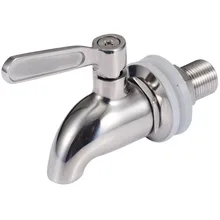 Stainless Steel Faucet Tap Draft Beer Faucet for Home Brew Fermenter Wine Draft Beer Juice Dispenser Drink Fridge Kegs MAYITR 1pc a type keg coupler draft beer dispenser for home mayitr brew air valve stainless steel connectors wine beer coupler head