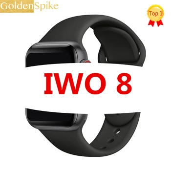 

GOLDENSPIKE Bluetooth Smart Watch IWO 8 1:1 SmartWatch 44mm Case for Apple iOS Android Heart Rate ECG Pedometer