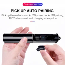 T1 Super Mini Earphones Phone Wireless TWS Bluetooth 5 0 Stereo Earbuds With Mic Portable HiFi