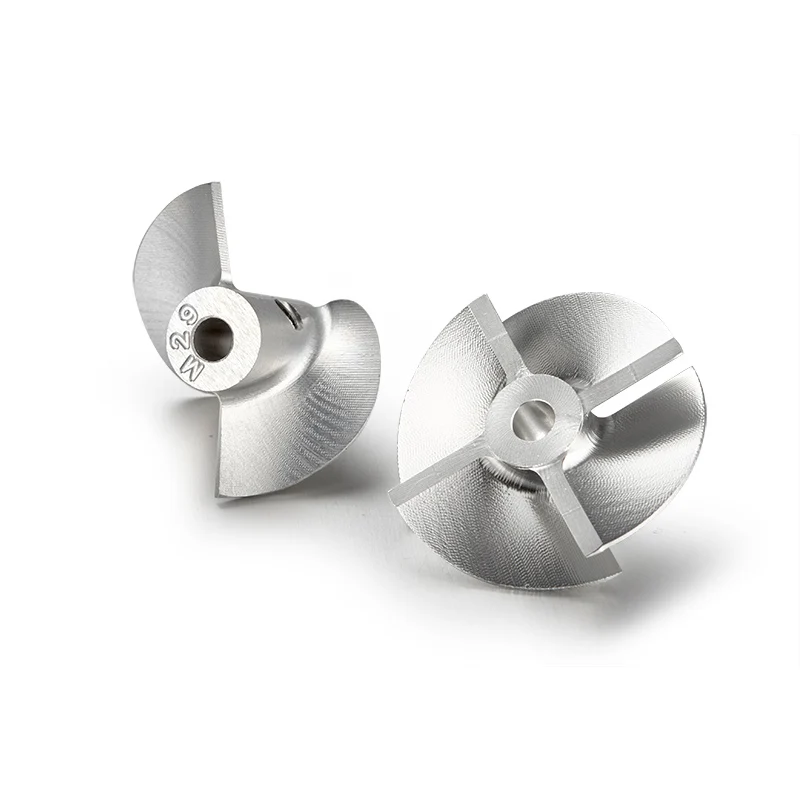 

FATJAY RC boat propeller 2-blade 4-blade 4mm shaft size 29mm outer diameter CNC 7075 aluminum alloy prop for Pump spray thruster