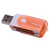 SR-lector de tarjetas USB multifunción, todo en 1, 4 en 1, SD, TF, MS, M2, lector inteligente de tarjetas de memoria para ordenador portátil de escritorio ► Foto 3/6