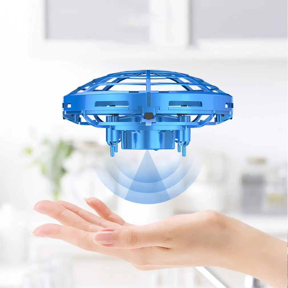 

Hot MINI RC Drone 4CH Infraed Induction RC Quadcopter Gyro Fly Ball Smart Shatterproof Pocket UFO Flying Helicopter Toys