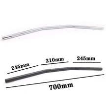 Универсальный Ретро руль 22 мм 7/" для мотоцикла, Высококачественная ручка для скутера, винтажный руль для мотоцикла, черный руль