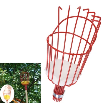 

Home Fruit Picker Harvester Basket with Cushion Garden Fresh Fruit Picker WWO66