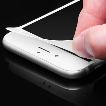 

Camdems Soft Edge Tempered Glass Screen Protector For iphone X 8 7 6S Plus 3D Curved Full Cover Tempered Glass Film 100 pcs/lot