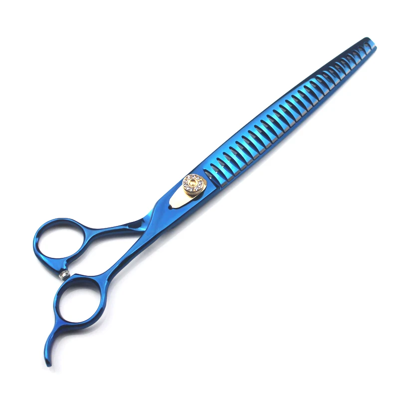 9.0 inch pet hairdressing scissors fish bone cut high-grade pet scissors JP440C material