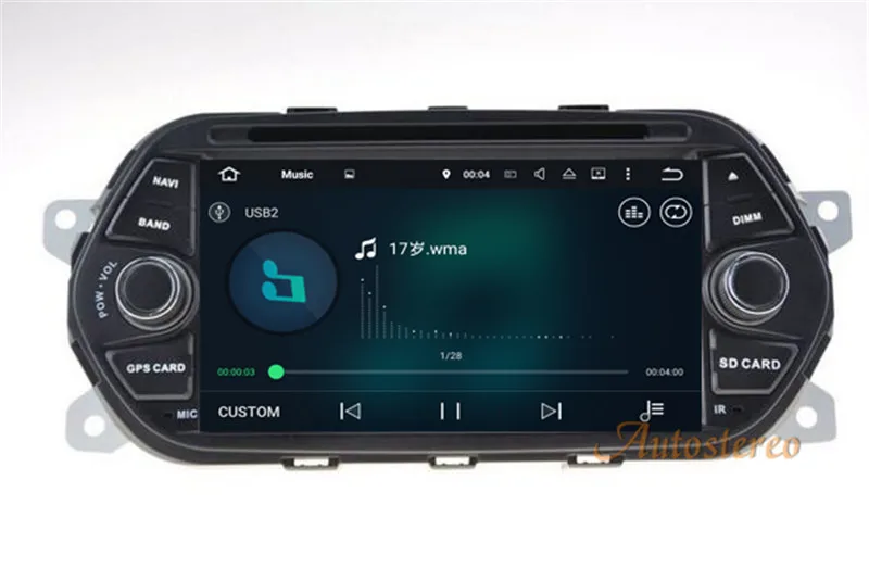 Cheap DSP Android 9.0 8-core Car DVD Player for FIAT TIPO EGEA 2015-2017 GPS Satnav multimedia stereo GPS navigation unit auto stereo 24
