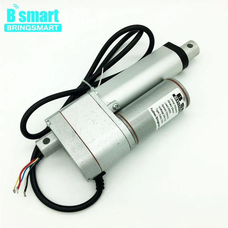 

Bringsmart SRA-DW Potentiometer Linear Actuator Tubular Electric Putter Motor 12V DC 50mm Stroke 2inch 40mm/s Load 900N 12-48V