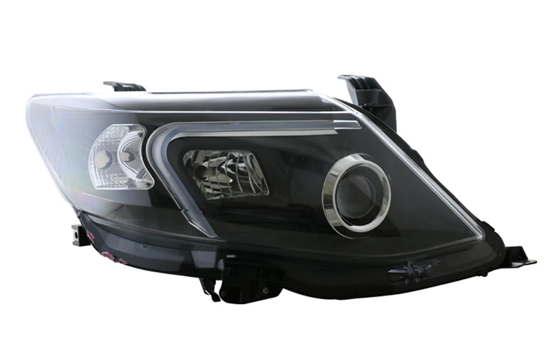 Автомобильный Стайлинг для Toyota Fortuner фары 2011- Fortuner светодиодный фары DRL Объектив двойной луч H7 HID Ксеноновые Биксеноновые линзы