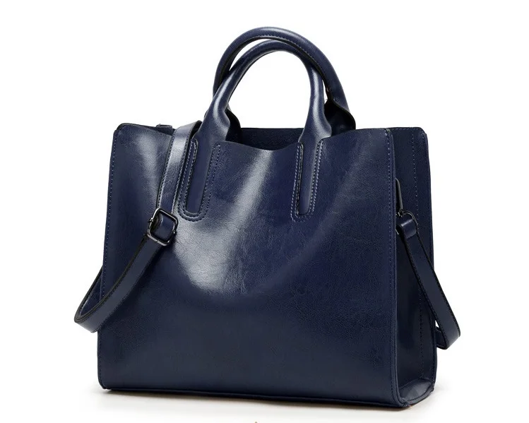 óleo bolsa de ombro feminina de grande