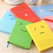 50 шт креативная улыбка тетрадь в твердой обложке записная книжка блокнот дневник стационарный оптом-Рождественский подарок новинки