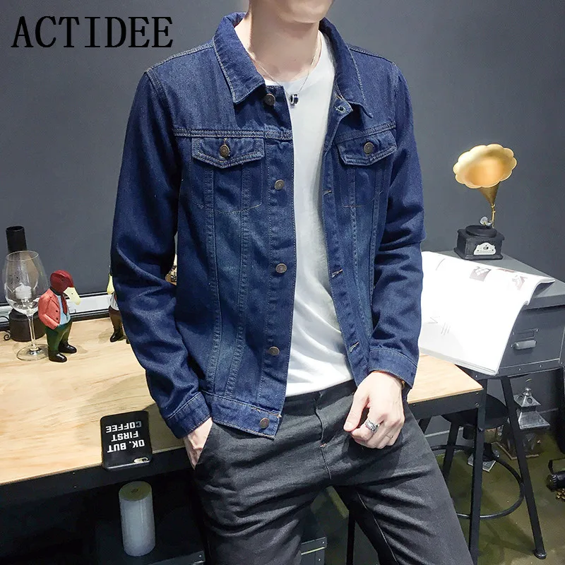 Men's Denim Jacket Denim Jacket Men Coats Plus Size 3XL 4XL 5XL NO9.35.