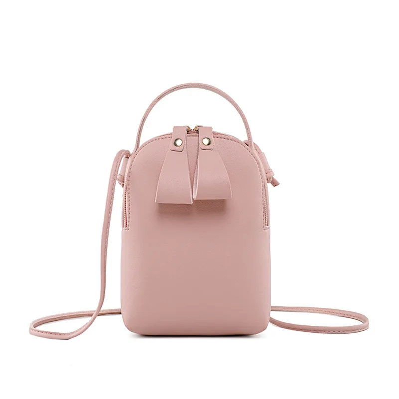 

Fashion For Women Solid PU Lether zipper Shoulder Bag Casual Crossbody Bag Messenger Phone Coin Bag Small korean Style Bolsas