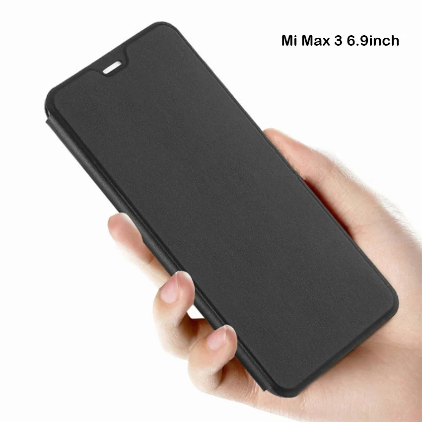 

For Xiaomi mi max 3 Case MAX3 Flip Cover leather Plastic Protective Case Capas Coque Apises Original Xiomi Mi Max 3 Case