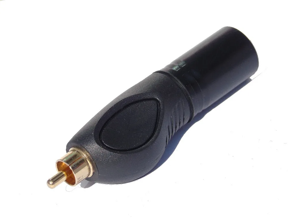 

Free shippping high quality KL Series 3-Pin XLR male to RCA Male Plug Audio Cable Microphone Mic Adapter