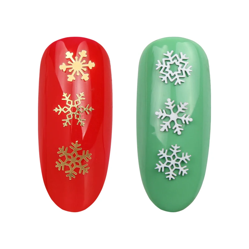 Блестящие Блестки для ногтей в виде снежинок из золота, серебра, меди, блестки для дизайна ногтей, Блестящие Блестки, 3D украшения для дизайна ногтей, сделай сам, маникюр