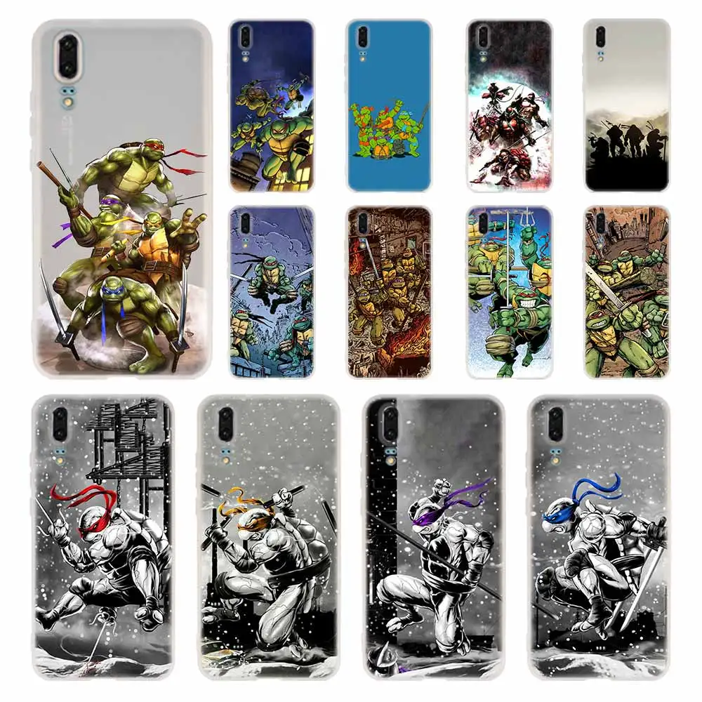 

MLLSE TMNT Teenage Mutant Ninja Turtles Case Silicone Soft TPU Cover For Huawei P30 P20 Pro P10 P9 P8 Plus Lite 2019 Cases