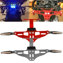 Держатель номерного знака мотоцикла светодиодный держатель Номера для suzuki burgman 400 yamaha fz16 honda pcx xadv benelli 125 tnt nmax