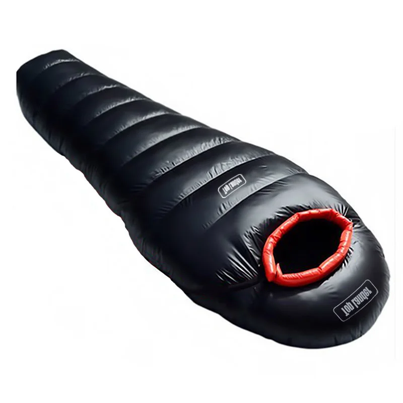 

Winter Outdoor White Goose Down Sleeping Bag Adult Warm Mummy Sleeping Bags Hiking Backpacking Waterproof Sleeping Bag