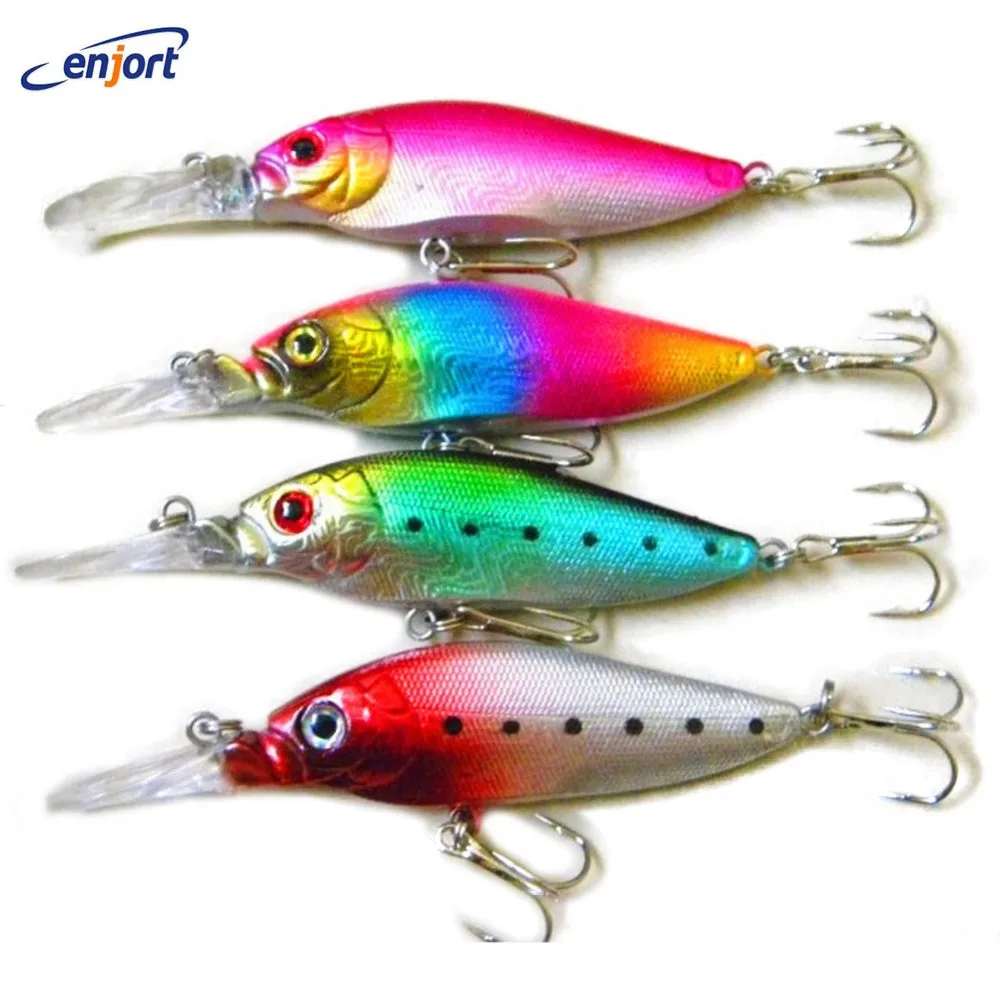 4pcs Minnow Fishing Lure 11 CM 12G bass deep lures for fishing tackle